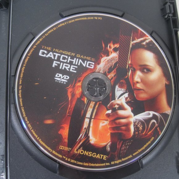 The Hunger Games: Catching Fire (DVD, 2014) No Digital Copy (Jennifer Lawrence) - Picture 4 of 5